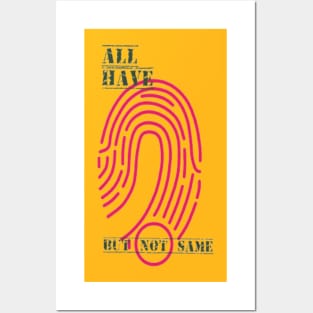 Magic fingerprint Posters and Art